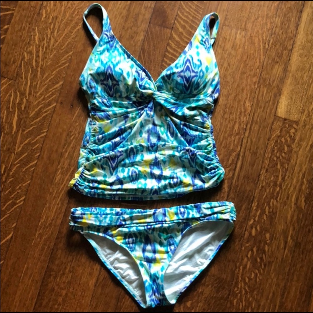 La Blanca Tankini Twist Bathing Suit